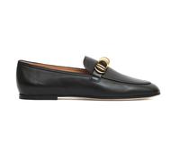 Tod's - Mocassin Noir avec Anneaux - Femme - Chaussures - Noir - Taille: 39 EU
