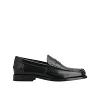 Tod's - Mocassin Noir Chaussures Plates en Cuir - Homme - Chaussures - Noir - Taille: 42 1/2 EU