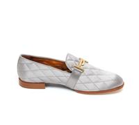 Tod's - Mocassin Satin Gris Chaussure - Femme - Chaussures - Gris - Taille: 36 1/2 EU