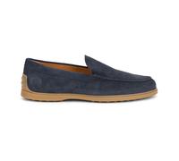 Tod's - Mocassin transformable en chausson en daim - Homme - Chaussures - Bleu - Taille: 42 EU