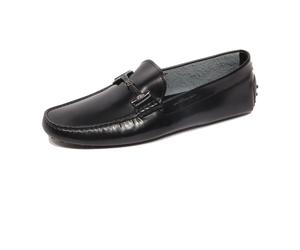 Tod's - Mocassins Doppia T - Homme - Chaussures - Noir - Taille: 39 1/2 EU