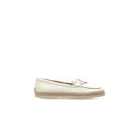 Tod's - Mocassins en cuir - Femme - Chaussures - Beige - Taille: 38 EU