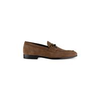 Tod's - Mocassins en daim à brides Penny-Straps - Homme - Chaussures - Brun - Taille: 41 EU