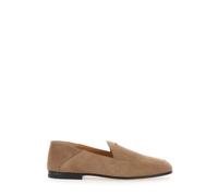Tod's - Mocassins en Daim avec Plaque Logo - Femme - Chaussures - Beige - Taille: 38 EU