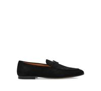 Tod's - Mocassins en daim avec plaque logo - Homme - Chaussures - Noir - Taille: 41 EU