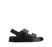 Tod's - Sandale en cuir de veau - Femme - Chaussures - Noir - Taille: 39 EU
