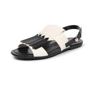 Tod's - Sandale Frange Origami - Femme - Chaussures - Blanc - Taille: 35 EU