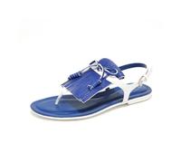Tod's - Sandales italiennes élégantes chaussures - Femme - Chaussures - Bleu - Taille: 36 EU