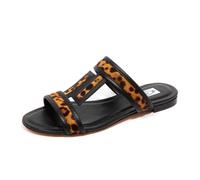 Tod's - Sandalette léopard Cuir Modèle Chaussure - Femme - Chaussures - Multicolore - Taille: 36 EU