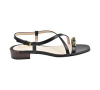 Tod's - Sandalo Cuoio T Chain - Femme - Chaussures - Noir - Taille: 40 EU