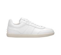 Tod's - Tabs Leather Baskets - Homme - Chaussures - Blanc - Taille: 44 EU