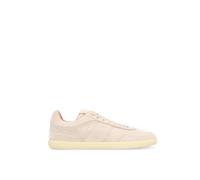 Tod's - Tabs Leather Low Baskets - Homme - Chaussures - Beige - Taille: 41 1/2 EU