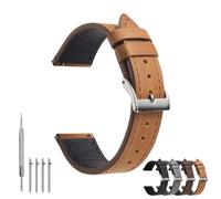 TODYSTRAP Bracelet Montre en Cuir 18mm, Bracelet de Montre Kaki pour Homme, Bracelets Montres Souple de Remplacement, Montre Bracelet avec Boucle en Acier inoxydable, 18mm 20mm 22mm 24mm