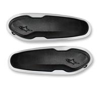 toe sliders for boots Supertech R/SMX PLUS/SMX-6/SMX S and SMX-1 R, ALPINESTARS (black/white, TPU, pair)