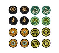 TOEECY 16 Pièces Protection Manette Switch Capuchon de Joystick Caps en Silicone Thumb Grip Caps Capuchon de Stick Analogique pour Poignée de Pouce Remplacement Compatible