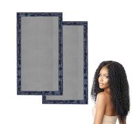 TOEECY 2 Pièces Bigoudis Cheveux Grand Modèle Confort Respirant Hair Stretcher avec Petit Crochet Réglable Tenue Naturelle pour Étirer les Boucles Naturelles