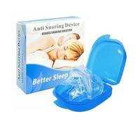 TOEECY 2 Pièces Dispositif Anti-Ronflement Silicone Langue Bouchon Ronflement Dispositif Réduction Ronflement Améliore Respiration Sommeil Stabilisateur pour Hommes et Femmes
