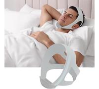 TOEECY Anti Ronflement Dispositifs Réglable Snore Stopper Strap Anti Ronflement Mentonnière Aide Réduction Ronflement Sangle Améliore Respiration Sommeil Plus Confortable pour Hommes Femmes (Gris)
