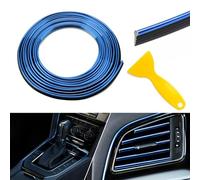 TOEECY Bande Décorative Chromée 10m Flexible Autocollante Tableau Bord Voiture Moulure Intérieure Garniture Automobile Accessoire Personnalisation