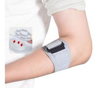 TOEECY Bracelet de Compression pour Tennis Elbow Support de Coude Réglable avec Coussinets Intégrés Orthèse de Coude Anti-Douleur Support pour Sport et Activités Quotidiennes(Black)
