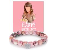 TOEECY Bracelets pour Femmes Bracelet avec Citations de pour Amateurs de Musique de Bracelets Inspirés de l'album avec Carte Inspirante pour les Fans de Adolescentes Femmes