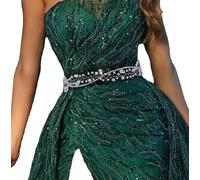 TOEECY Ceinture à Strass Bandeau Frontale Cristal Branche Florale Diadème Mariage Strass Couronne Cheveux Élégant Accessoire Coiffure Cérémonie