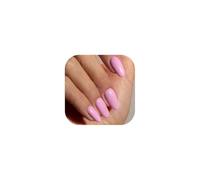 TOEECY Kit Faux Ongles Amande Brillants Rouge Classique Autocollants Manucure Professionnelle Pose Rapide Longue Tenue