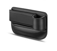 TOEECY Organisateur Latéral Compact Rangement Auto Siège Passager Portegobelet Intégré Cuir Premium Automobile