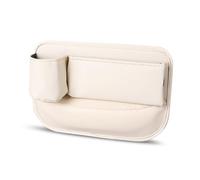 TOEECY Organisateur Latéral Compact Rangement Auto Siège Passager Portegobelet Intégré Cuir Premium Automobile