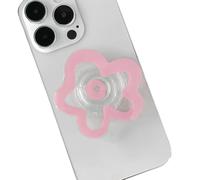 TOEECY Support et Grip Extensibles Support Poignée de Téléphone Forme de Fleur Compatible pour Smartphones (Rose)