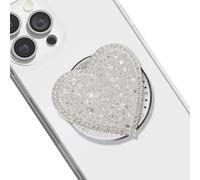 TOEECY Support Téléphone Cœur Paillettes Cristal Résine Adhésif Universel Portable Extensible Brillant Anneau Multifonctionnel
