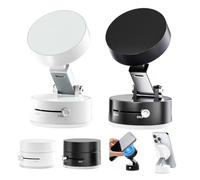 TOEECY Support Téléphone Magnétique Pliable Rotatif 360° Ajustable Tableau Bord Auto Compatible Tous Smartphones