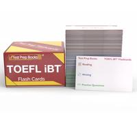 TOEFL iBT Study Cards: TOEFL Preparation 2025-2026 with Practice Test Questions [Full Color Cards]