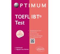 TOEFL IBT® Test - Dorya Bachouchi - Ellipses - broché - Méthode de langue