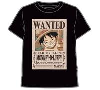 Toei Animation T Shirt A Manches Courtes One Piece Wanted Luffy
