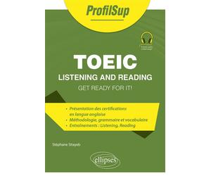 Toeic Get ready for it! - Stéphane Sitayeb - Ellipses - broché - Méthode de langue
