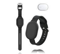 toergy 1 bracelet en silicone pour Xiaomi Smart Tag, sangle réglable pour enfants et personnes âgées, support GPS anti-perte pour poignet, noir