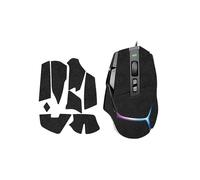 toergy 1 lot de bandes antidérapantes pour Logitech G G502 X, résistant à la transpiration, facile à utiliser, design autocollant, kit de mise à niveau de souris professionnel, motif flocons de neige