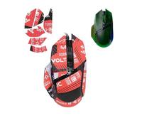 toergy 1 lot de bandes antidérapantes pour Razer Basilisk V3 Pro, résistant à la transpiration, facile à utiliser, design autocollant, kit de mise à niveau de souris professionnel, motif imprimé en