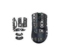 toergy 1 lot de bandes antidérapantes pour Razer DeathAdder V4 Pro, résistant à la transpiration, facile à utiliser, design autocollant, kit de mise à niveau de souris professionnel, motif imprimé