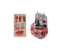 toergy 1 lot de rubans adhésifs antidérapants pour Logitech MX Master 3S, résistant à la transpiration, facile à utiliser, design autocollant, kit de mise à niveau de souris professionnel, motif