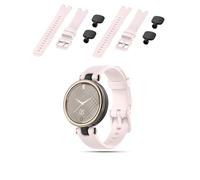 toergy Bracelet de montre en silicone pour Garmin Lily - Bracelet de rechange sport étanche et flexible - Pour homme et femme - Robuste et durable - Rose