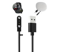 toergy Câble de charge pour montre connectée Parsonver FitNova R1, câble de charge USB, fixation magnétique, charge rapide, léger, durable, sac de rangement portable en silicone de voyage
