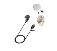 toergy Câble de charge pour montre intelligente Garmin Lily 2 / Lily2, câble de charge USB, fixation magnétique, charge rapide, léger, durable, sac de rangement portable en silicone de voyage