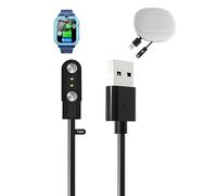 toergy Câble pour Blackview BV-Z20 / Z20 Kids Smart Watch - Chargeur magnétique portable, câble de charge USB solide, sac de rangement de voyage portable en silicone