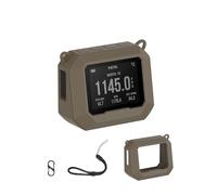 toergy Coque de protection en silicone pour appareil photo Garmin Xero C1 Pro - Housse anti-rayures et résistante aux chocs et lavable pour chronographe compact, toucher confortable, gris