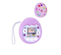 toergy Coque de protection en silicone pour Tamagotchi Pix - Coque souple anti-chute et anti-chocs - Avec cordon - Accessoire électronique pour animaux de compagnie - Machine de jeu virtuelle pour