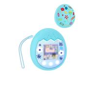 toergy Coque de protection en silicone pour Tamagotchi Pix - Coque souple anti-chute et anti-chocs - Avec cordon - Accessoire électronique pour animaux de compagnie - Bleu