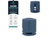 toergy Coque en silicone compatible avec Sony SRS-XB100 SRS-XB13, bleu | Coque de protection en silicone souple compatible avec haut-parleur Bluetooth Sony SRS-XB100 SRS-XB13, résistant aux chocs