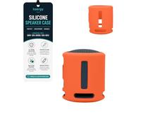 toergy Coque en silicone compatible avec Sony SRS-XB100 SRS-XB13, orange | Coque de protection en silicone souple compatible avec haut-parleur Bluetooth Sony SRS-XB100 SRS-XB13, résistant aux chocs